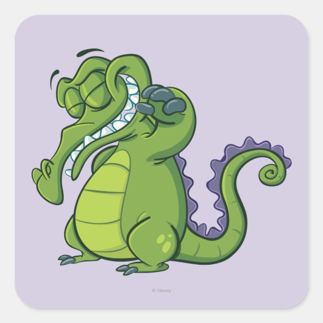 Swampy - Shower Power Square Sticker (Front)
