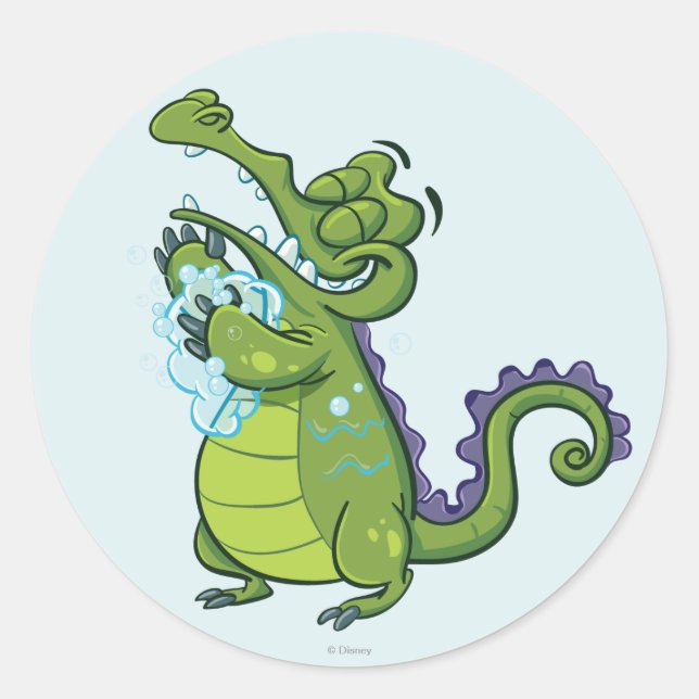 Swampy - Taking Clean to the Next Level Classic Round Sticker (Front)
