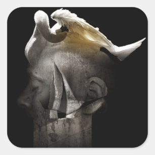 Swan 2013 square sticker