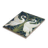 Swan and Rush and Iris wallpaper Tile | Zazzle