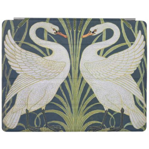 Swan Art Nouveau Two Swans  iPad Smart Cover