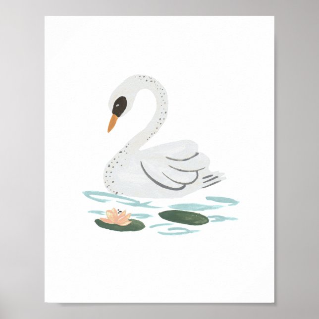 Swan Art Print (Front)