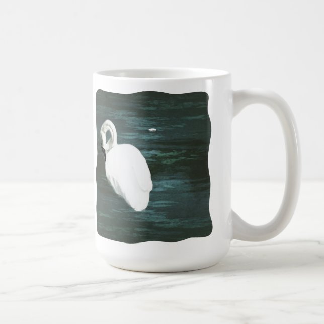 Swan at the Pond Coffee Mug (Right)