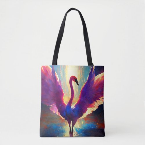 Swan Awake  Tote Bag