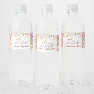 Princess Water Bottle LabelWrappers-Princess Tiara-Royal Baby Shower-1st First Birthday-Sweet 16-Quinceanera-Quince Anos Birthday-SET OF 12