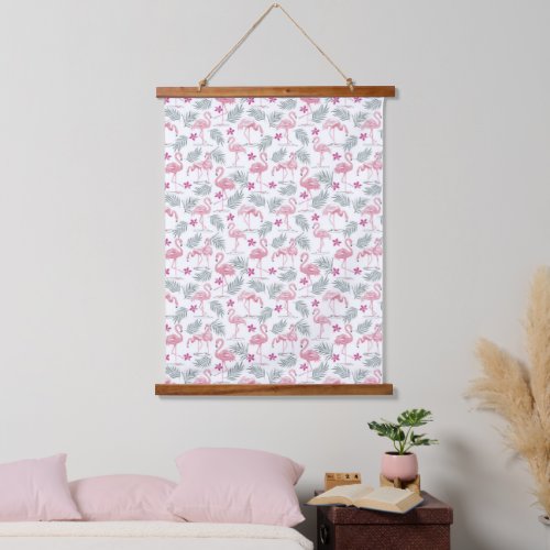 Swan Bird Repeated Pattern Hanging Tapestry