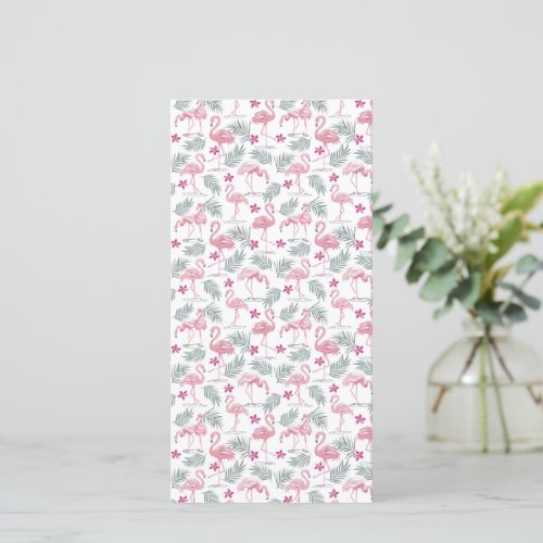 Swan Bird Repeated Pattern Holiday Card