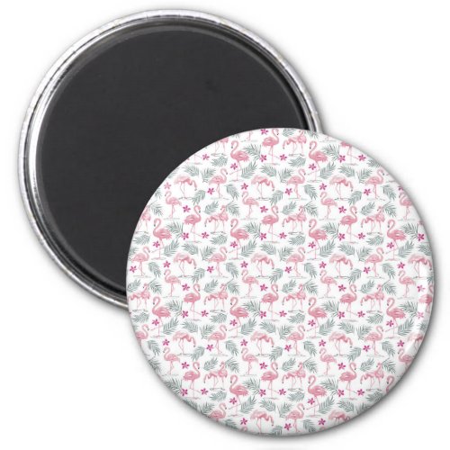 Swan Bird Repeated Pattern Magnet