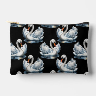 Swan Birds Pattern Design  Accessory Pouch