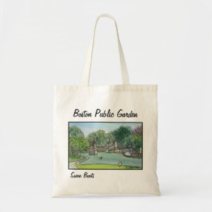 Swan Boats Boston Public Garden Tote