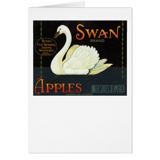 Swan Brand Apples Cards (Front)