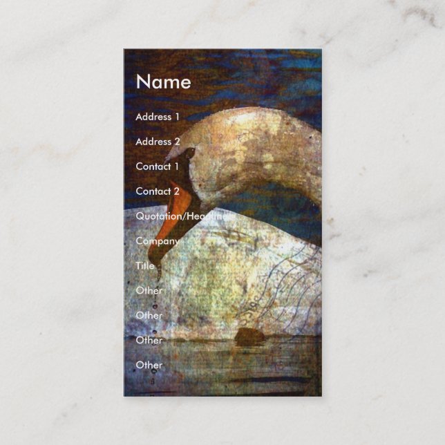 Swan Business Card (Front)