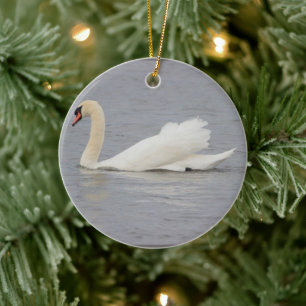 Swan Ceramic Ornament