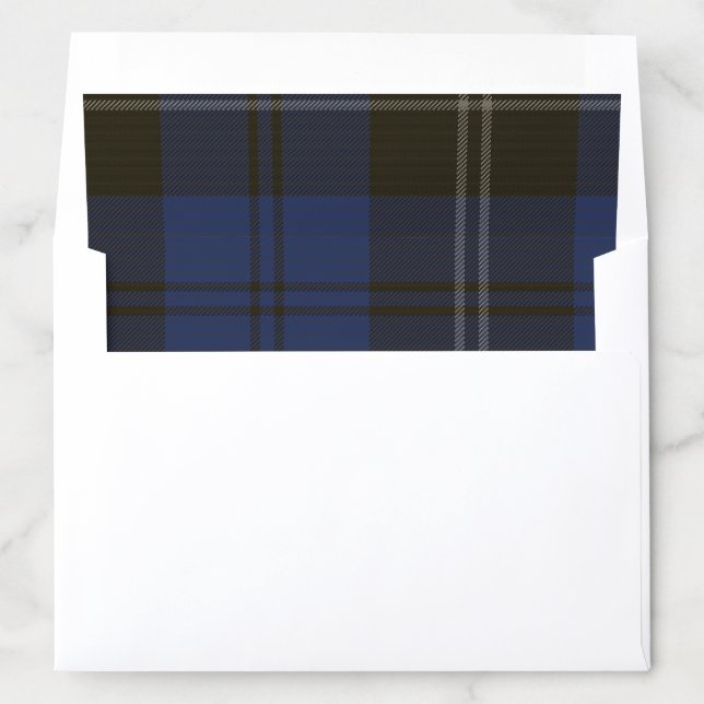 Swan Clan Tartan Envelope Liner (In Envelope)