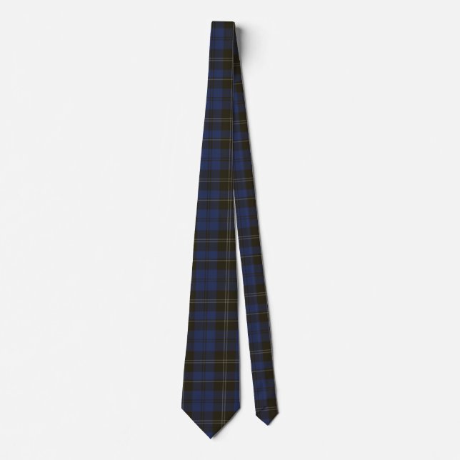 Swan Clan Tartan Neck Tie (Front)