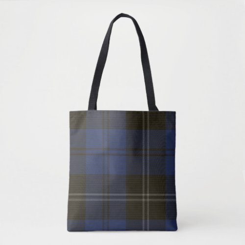 Swan Clan Tartan Tote Bag