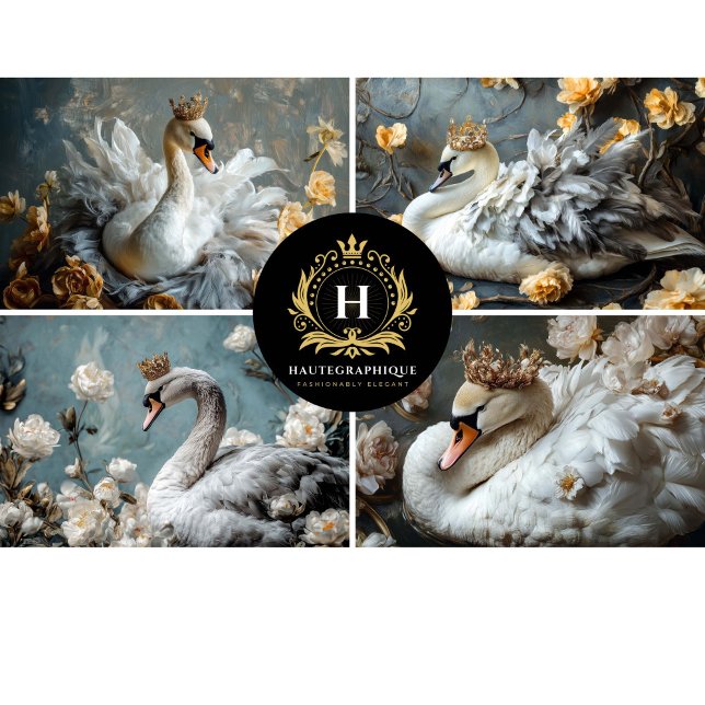 Swan Collage Decoupage Tissue Paper (Creator Uploaded)