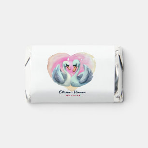 Swan Couple Hershey's Miniatures