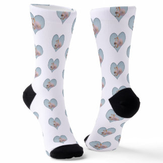 Swan Couple Life Partners Valentine  Socks