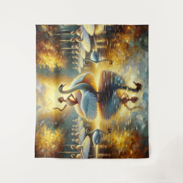 Swan Dance Tapestry (Front)