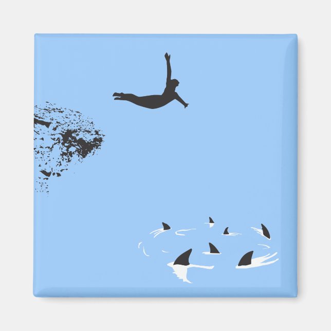 swan dive magnet (Front)