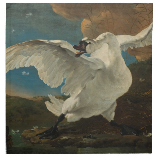 Swan fine art Asselijn Napkin (Front)