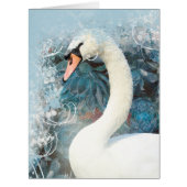 Swan floral swirl (Front)