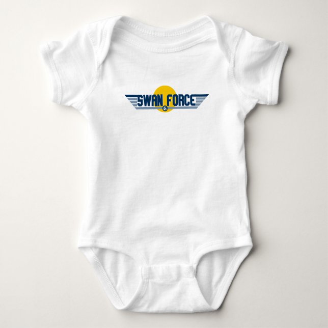 Swan Force Baby Bodysuit (Front)
