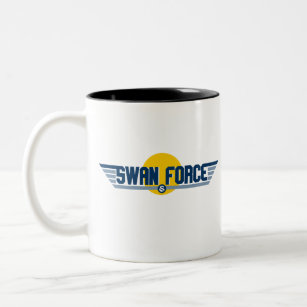Swan Force Two-Tone Coffee Mug