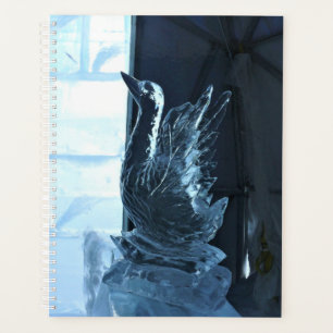 Swan Ice Sculpture, Quebec, Canada Planner