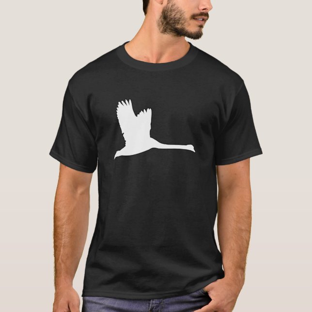 Swan in Flight T-Shirt (Front)