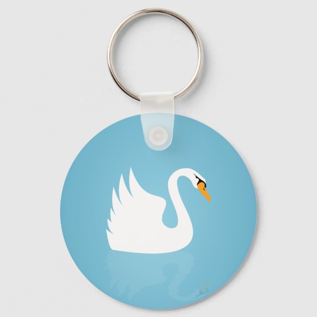 Swan Keychain (Front)