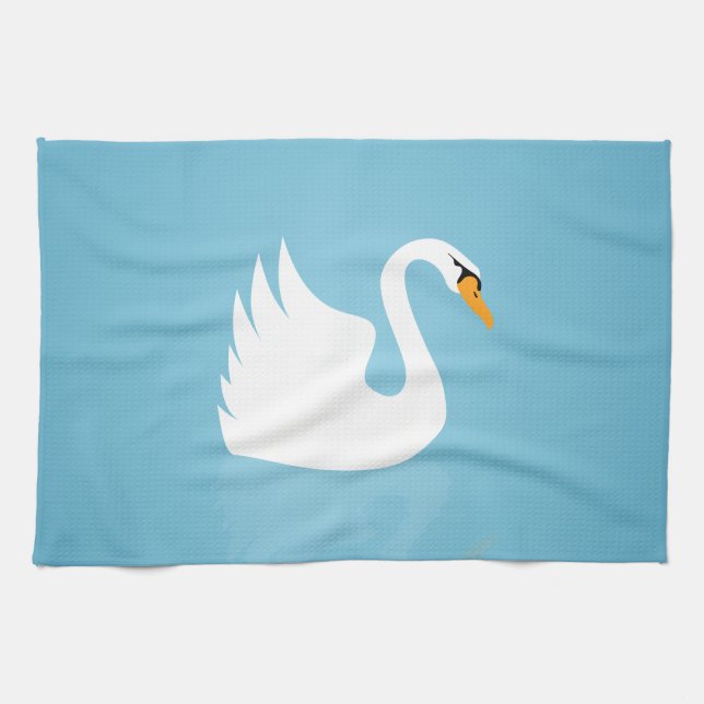 Swan Kitchen Towel (Horizontal)
