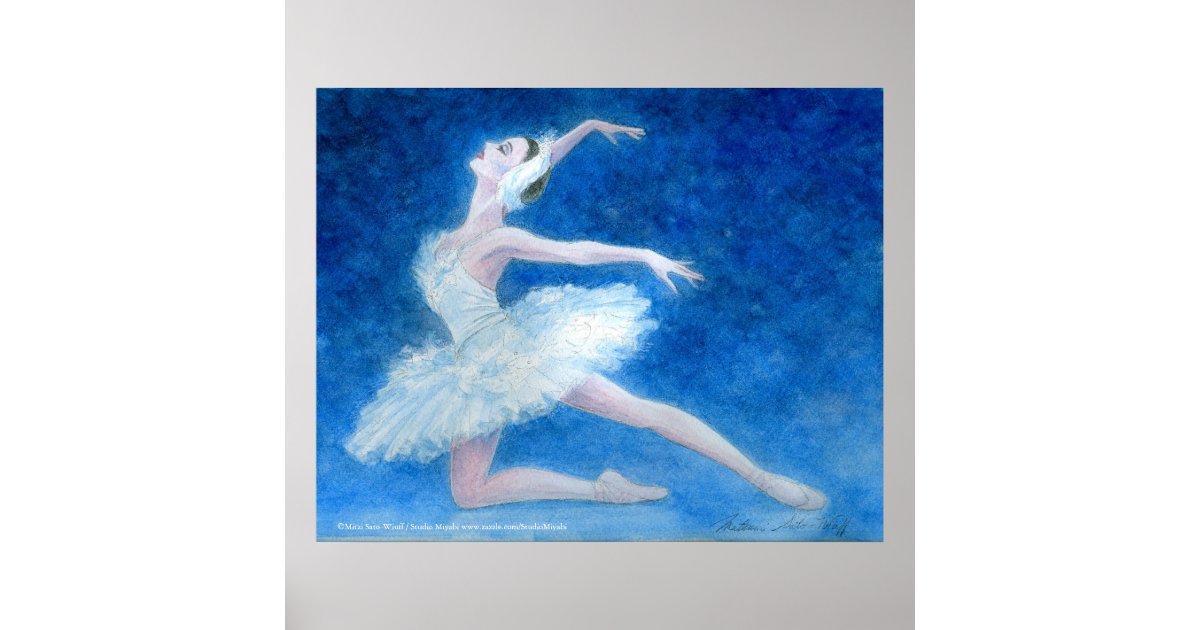 Swan Lake Ballet Art Print | Zazzle