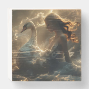 SWAN LAKE - BALLET & DANCE WOODEN BOX SIGN