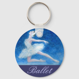 Swan Lake Ballet Key Chain