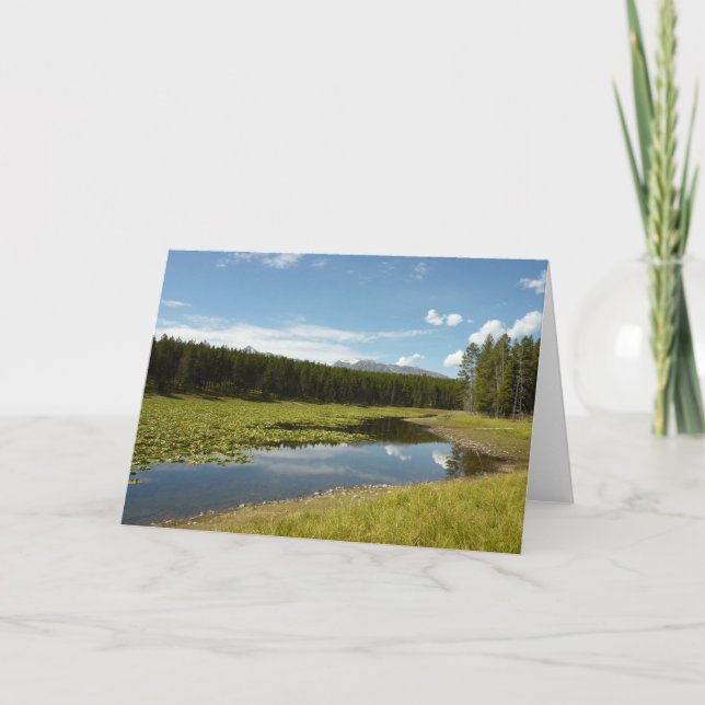 Swan Lake I at Grand Teton National Park Card (Front)