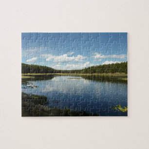 Swan Lake II at Grand Teton National Park Jigsaw Puzzle