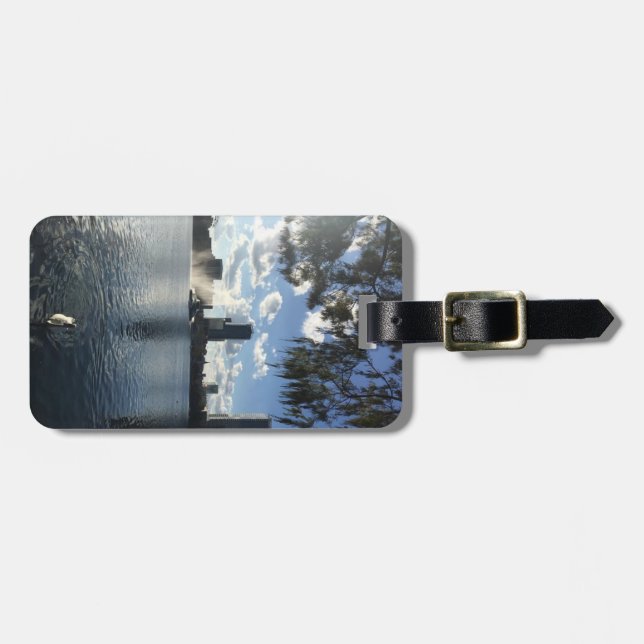 Swan Lake Luggage Tag (Front Horizontal)