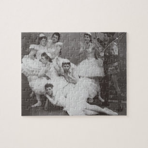 Swan Lake, Mariinsky Theatre, 1895 (b/w photo) Jigsaw Puzzle