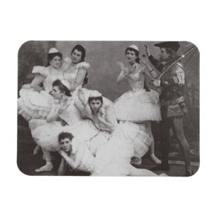 Swan Lake, Mariinsky Theatre, 1895 (b/w photo) Magnet