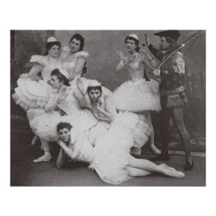 Swan Lake, Mariinsky Theatre, 1895 (b/w photo) Poster