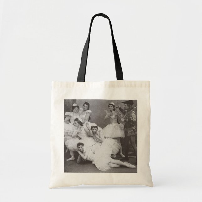 Swan Lake, Mariinsky Theatre, 1895 (b/w photo) Tote Bag (Front)