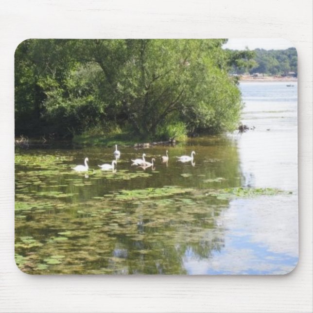 Swan Lake Mouse Pad (Front)