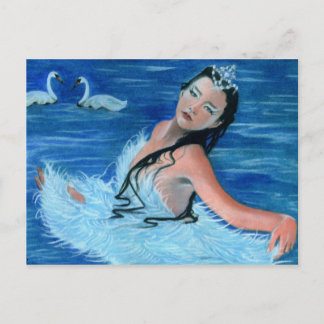 Swan Lake Princess Postcard