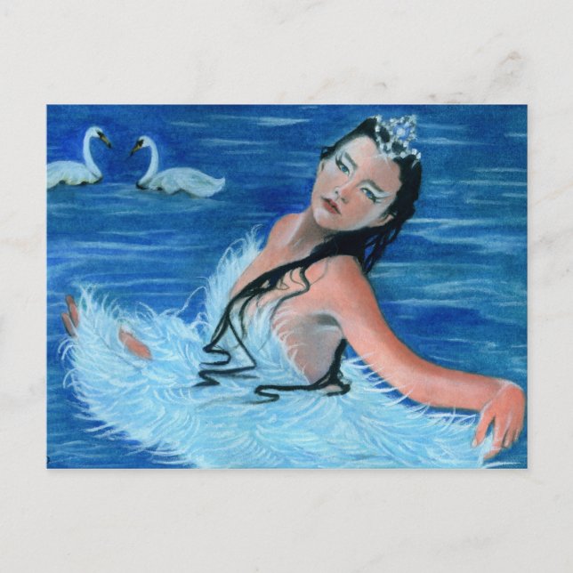 Swan Lake Princess Postcard (Front)