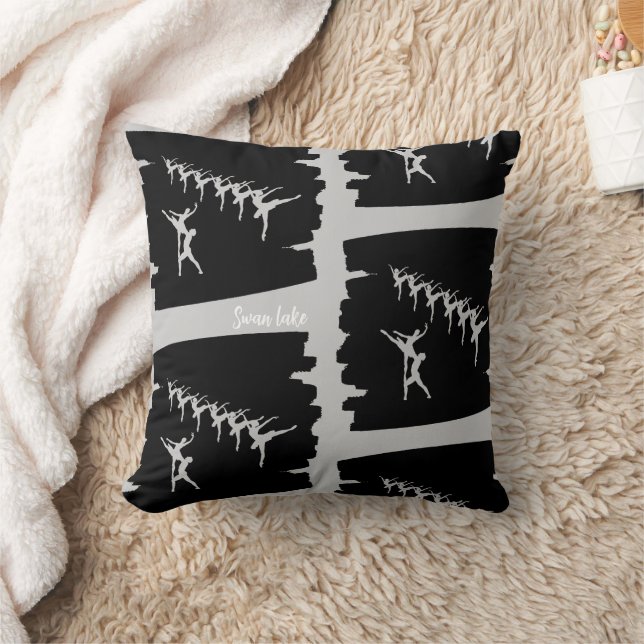 Swan Lake Throw Pillow (Blanket)