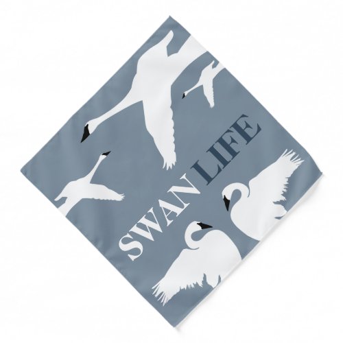 Swan Life Elegant Swan Bandana