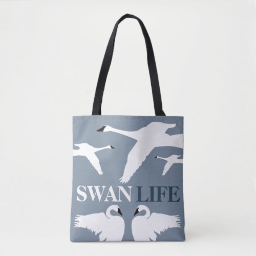 Swan Life Elegant Swan Tote Bag