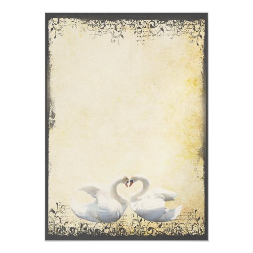 Swan Wedding Invitations 6